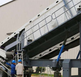 Мобильная установка для сортировки