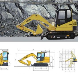 Экскаватор XG806F / XG809F